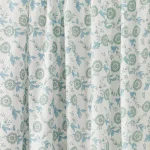 Beautiful White Floral Printed Loose Fabric - Image 2