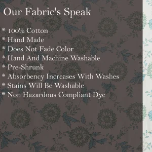 Beautiful White Floral Printed Loose Fabric - Image 5