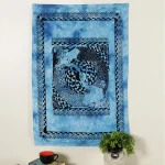 Blue Color Wall Hanging Cotton Mermaid Tapestry