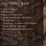 Brown Paisley Print Dressmaking Craft Rayon Fabric - Image 5