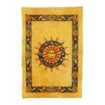 Celestial Sun & Moon Tapestries Yellow Zodiac Sign Wall Hanging - Image 2