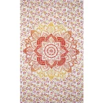 Cotton Wall Hanging Yellow Mandala Tapestry Home Decor - Image 2