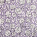 Dress Making Purple Floral Print Cotton Fabric - Image 4