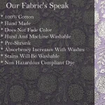 Dress Making Purple Floral Print Cotton Fabric - Image 5
