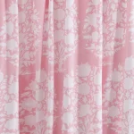 Dressmaking Fabrics Indian Running Cotton Pink Flower Print - Image 3