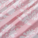 Dressmaking Fabrics Indian Running Cotton Pink Flower Print