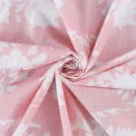 Dressmaking Fabrics Indian Running Cotton Pink Flower Print - Image 2