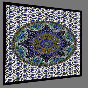 Elephant Mandala Poster Mat Wall Hanging - Image 3