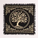 Golden Tree Of Life Printed 18" Cotton Poster - Image 2