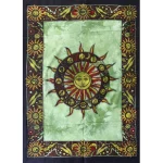 Green Astrology Mandala Printed Wall Hanging Poster - Image 2