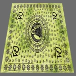 Green Buddha Om Print Wall Hanging Poster - Image 3