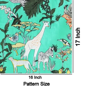 Green Jungle Print By 5 Yard Cotton Fabric - Image 5