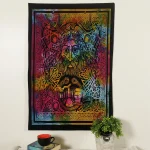 Green Man Celtic Knot Large Indian Poster