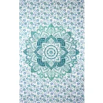Green Ombre Mandala Printed Home Wall Hanging - Image 2