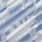 Grey White Ikat Print Dressmaking Cotton Fabric