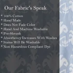 Grey White Ikat Print Dressmaking Cotton Fabric - Image 6