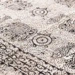 Hand Block Elephant Printed Blankets Home Decor Throw - Image 3