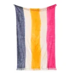 Hand Tie Dye Print Large Cotton Throw - Image 3