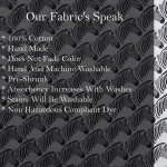 Handmade Black White Zebra Print Cotton Fabric - Image 6