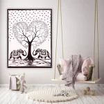 Handmade Elephant Mandala Tapestries