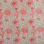 Handmade Floral Print Cotton Fabric Sea Green Dress Material - Image 4