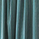 Handmade Green Stripe Print Cotton Fabric - Image 2