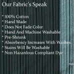 Handmade Green Stripe Print Cotton Fabric - Image 5