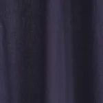 Handmade Navy Blue Solid Cotton Curtains Set - Image 4