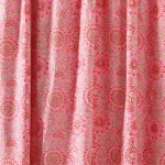Handmade Pink Floral Print Cotton Fabric - Image 3