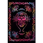 Handmade Skull Skeleton Design Tapestries - Image 2