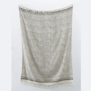 Handmade Throw, Hand Loomed Cloth Blanket - Image 3