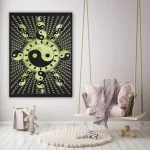 Handmade Yin Yang Tapestry Cotton Wall Hanging