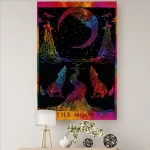 Home Decor Cotton Wall Hanging Poster Multi Color