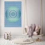 Home Decor Mandala Green Tapestry