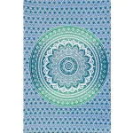 Home Decor Mandala Green Tapestry - Image 2
