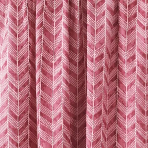 Indian Cotton Arrow Printed 5 Yard Maroon Fabric - Image 3