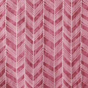 Indian Cotton Arrow Printed 5 Yard Maroon Fabric - Image 4