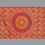 Indian Cotton Decor Red Mandala Wall Hanging - Image 2