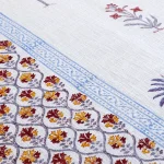 Indian Cotton King Size Blanket Set Hand Block Printed - Image 4