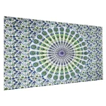 Indian Cotton Peacock Mandala Wall Hanging - Image 2