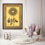 Indian Dream Catcher Cotton Tapestry