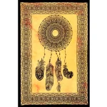 Indian Dream Catcher Cotton Tapestry - Image 2