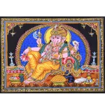 Indian God Ganesh Hippie Tapestry - Image 2