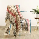 Indian Hand Block Printed Cotton Throw Blanket