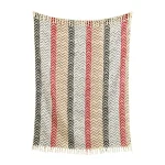 Indian Hand Block Printed Cotton Throw Blanket - Image 3
