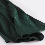 Indian Handmade Chiffon Green Fabric Dupatta - Image 3