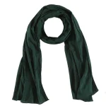 Indian Handmade Chiffon Green Fabric Dupatta - Image 4
