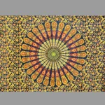 Indian Handmade Decor Wall Hanging Cotton Poster - Image 2