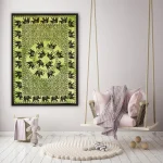 Indian Handmade Elephant Mandala Wall Decor Tapestry