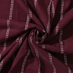Indian Handmade Wine Color Dupatta 72"x28" - Image 2